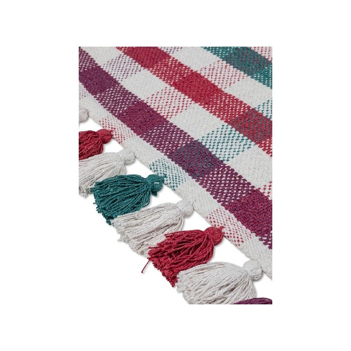 kitchenware/kitchen-linen/coincasa-yarn-dyed-cotton-kitchen-rug-with-check-pattern