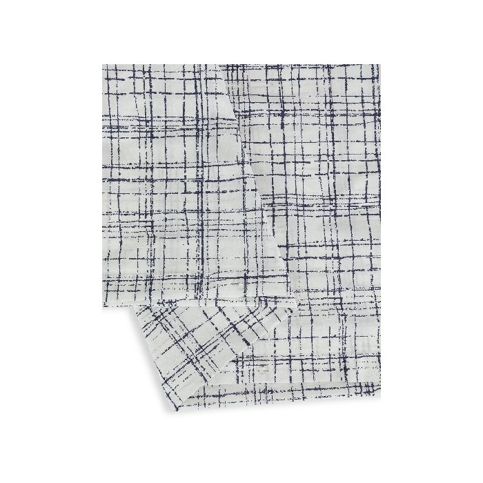 household-goods/bed-linen/coincasa-check-pattern-cotton-percale-duvet-cover-set