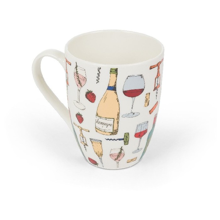 tableware/mugs-cups/coincasa-new-bone-china-mug-with-bottle-motif