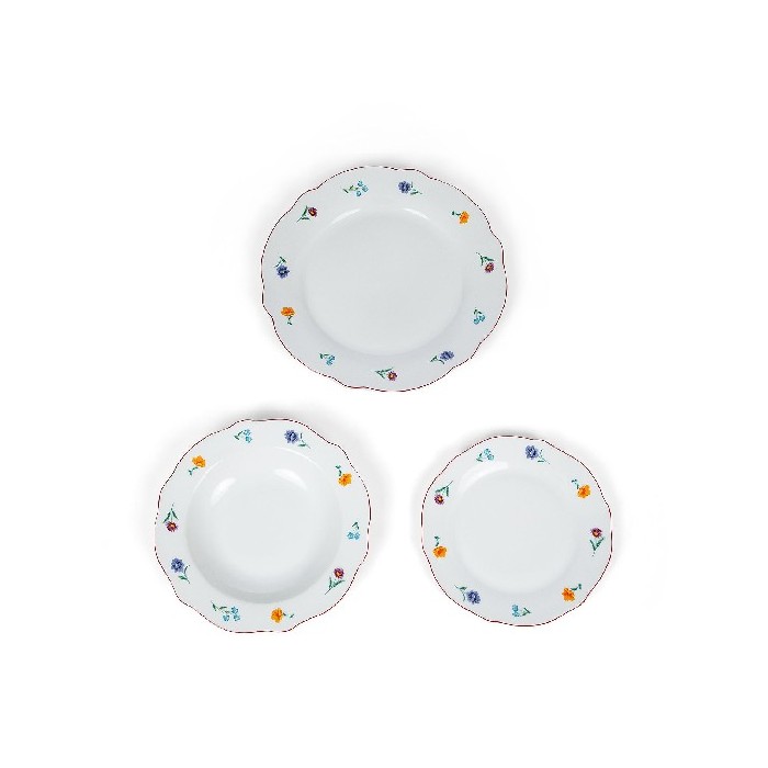 tableware/plates-bowls/coincasa-set-of-18-floriane-porcelain-plates-7396543