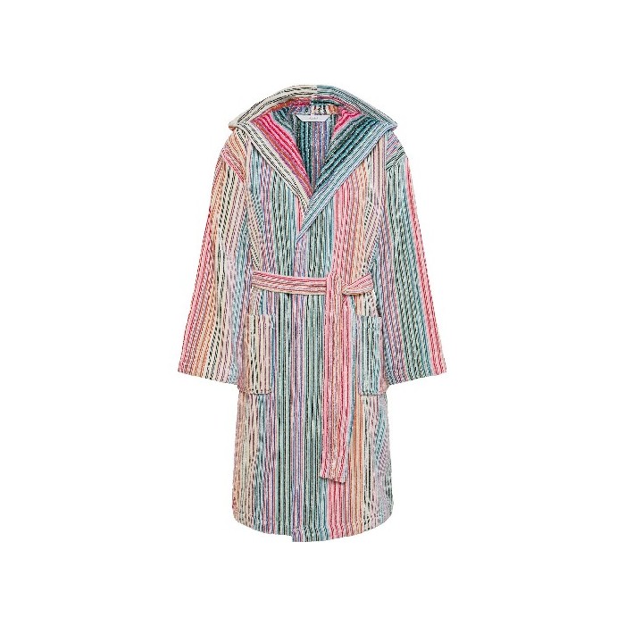 bathrooms/robes-slippers/coincasa-cotton-terry-bathrobe-striped-pattern