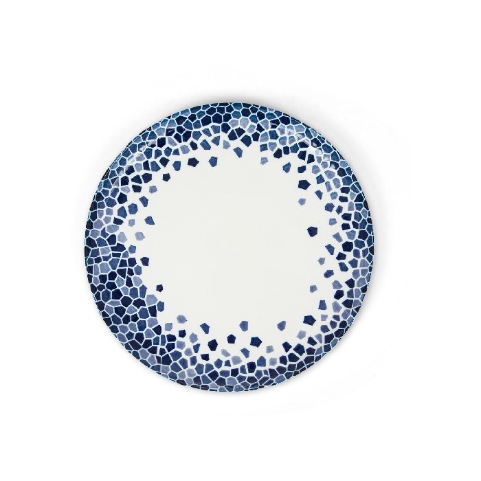 tableware/plates-bowls/coincasa-porcelain-dinner-plate-with-blue-mosaic