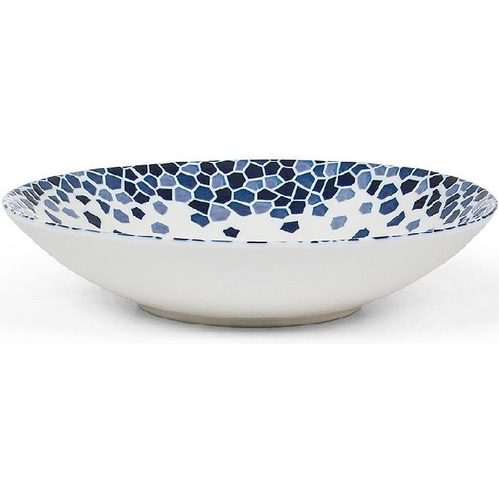 tableware/plates-bowls/coincasa-porcelain-soup-plate-with-blue-mosaic