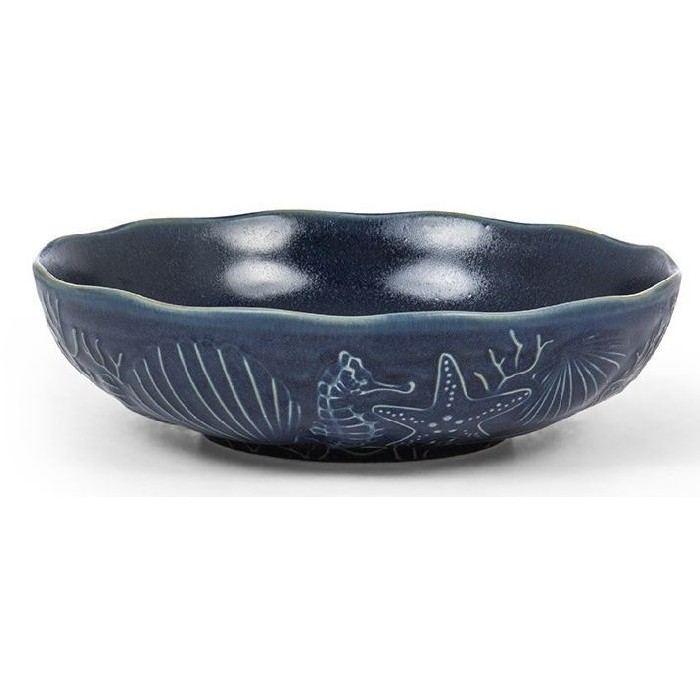 tableware/plates-bowls/coincasa-blue-porcelain-soup-plate