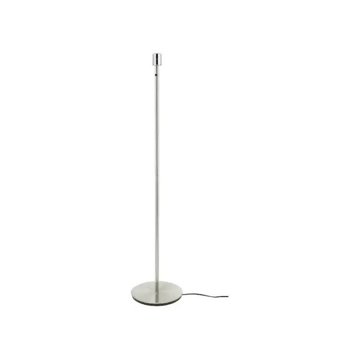 Ikea Skaftet Floor Lamp Base 130Cm Nickel Plated Floor Lamps