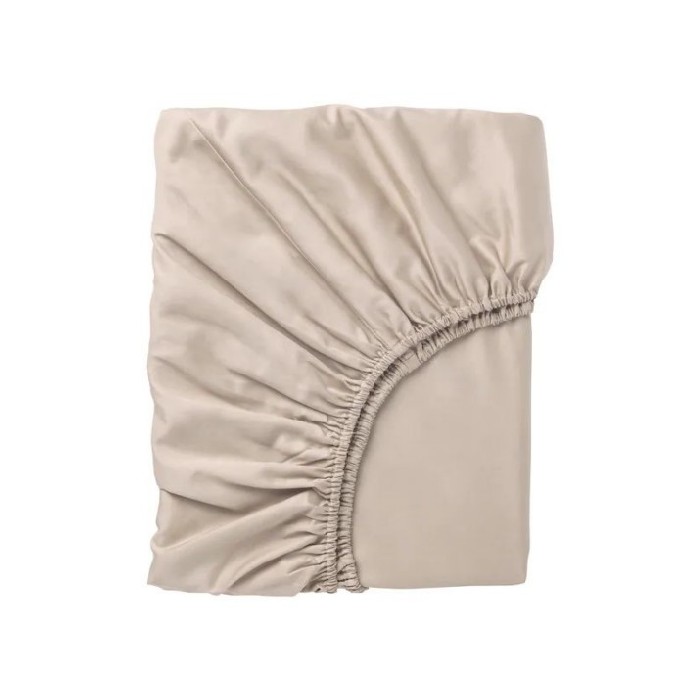 household-goods/bed-linen/ikea-nattjasmin-fitted-sheet-light-beige-140x200-cm