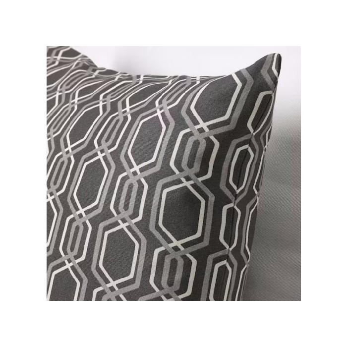ikea-jattepoppel-cushion-cvr-50x50-dark-greywhite | cushions | home ...