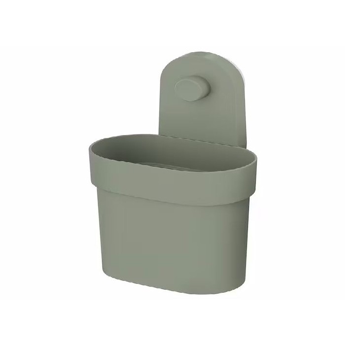 kitchenware/miscellaneous-kitchenware/ikea-obonas-container-with-suction-cup-grey-green