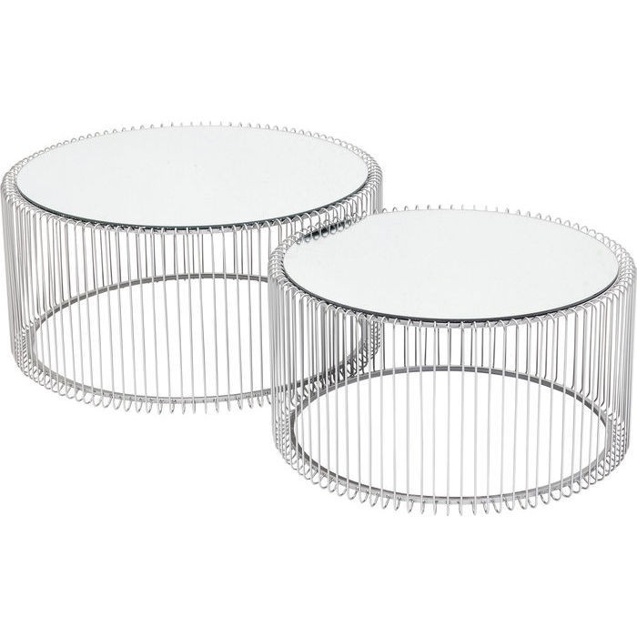living/coffee-tables/promo-kare-coffee-table-wire-silver-2set