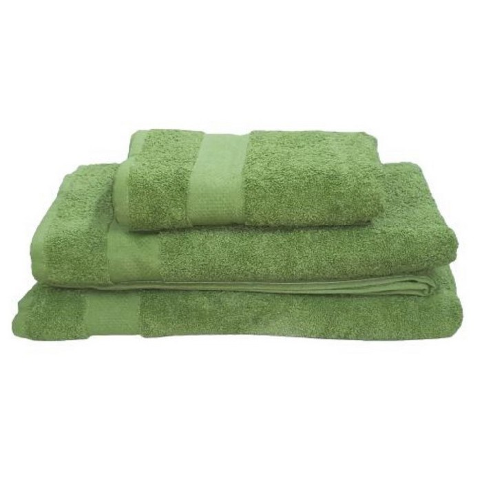 Hand Towel 500 Gsm Green 50Cm X 90Cm Bath Towels Robes Bathrooms - The ...