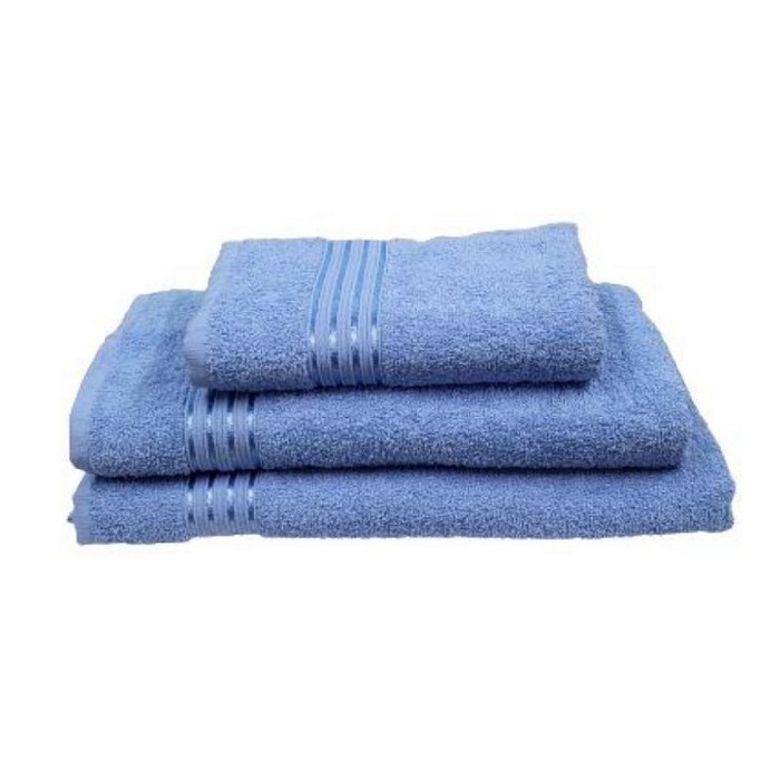 Bath Towel 400 Gsm Blue 70Cm X 140Cm Bath Towels Robes Bathrooms The