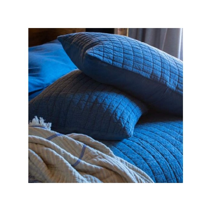household-goods/bed-linen/promo-habitat-sidoniaquilted-blue-pillow-case