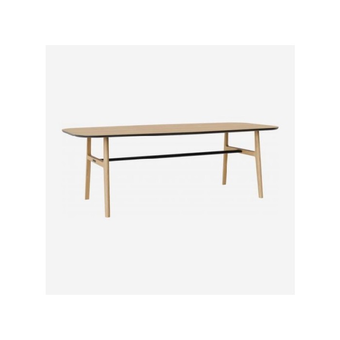 habitatsiloaktablenaturalandblack diningtables dining The
