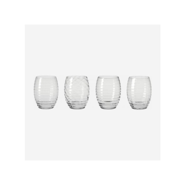 Habitat Solveigglass Tumbler Optic 465Ml Glassware Tableware The Atrium