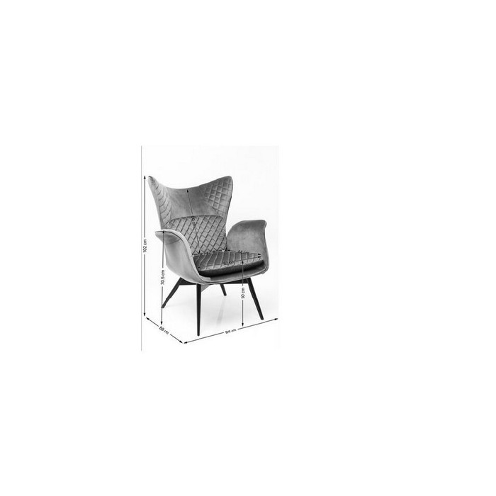 sofas/designer-armchairs/kare-armchair-tudor-velvet-black