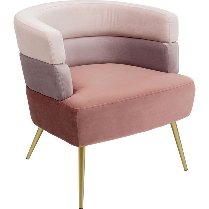 Kare Arm Chair Sandwich Mauve Designer Armchairs Sofas The Atrium