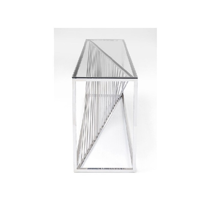 living/console-tables/kare-console-laser-silver-clear-glass-120x40cm