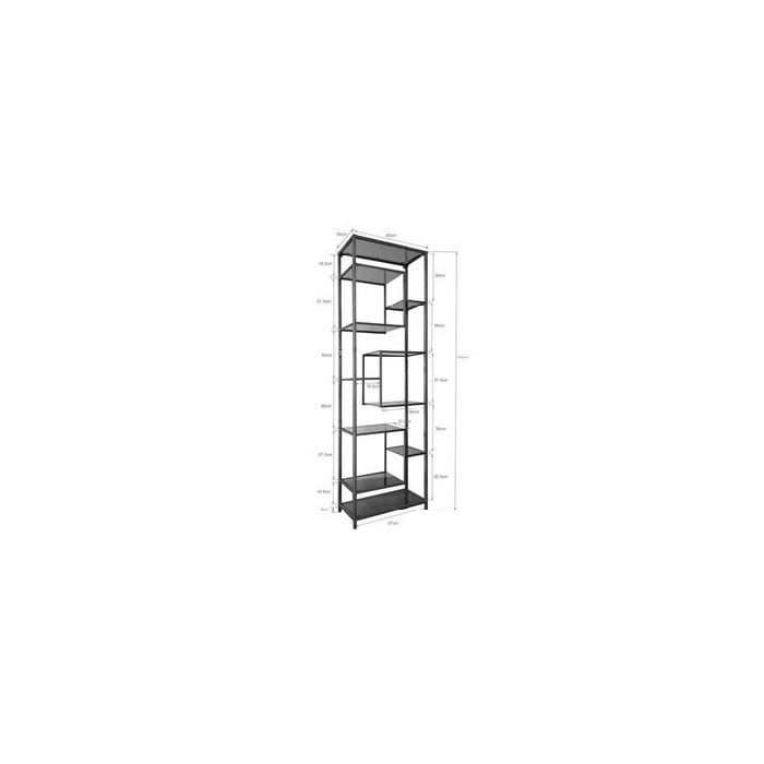 living/shelving-systems/kare-shelf-loft-gold-60x195cm