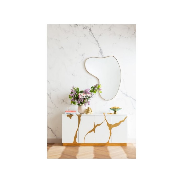 dining/dressers/kare-sideboard-cracked-white-gold-165cm-x-80cm