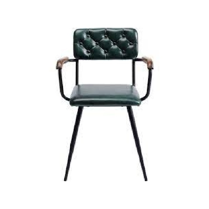 dining/dining-chairs/kare-salsa-dark-green-leather-chair-with-armrests