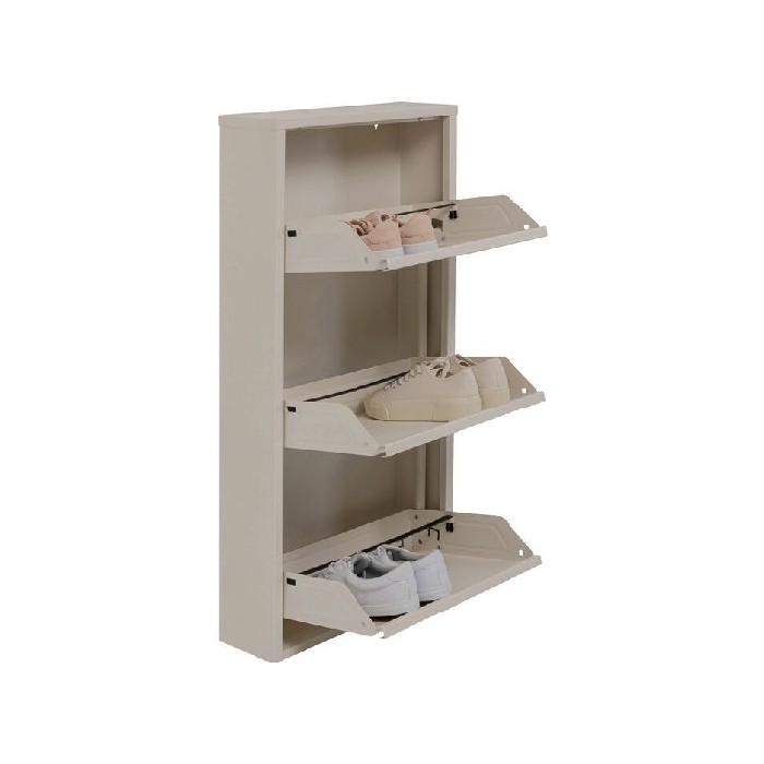 Kare Shoe Container Caruso 3 Cream Shoe Racks Cabinets Household Goods ...