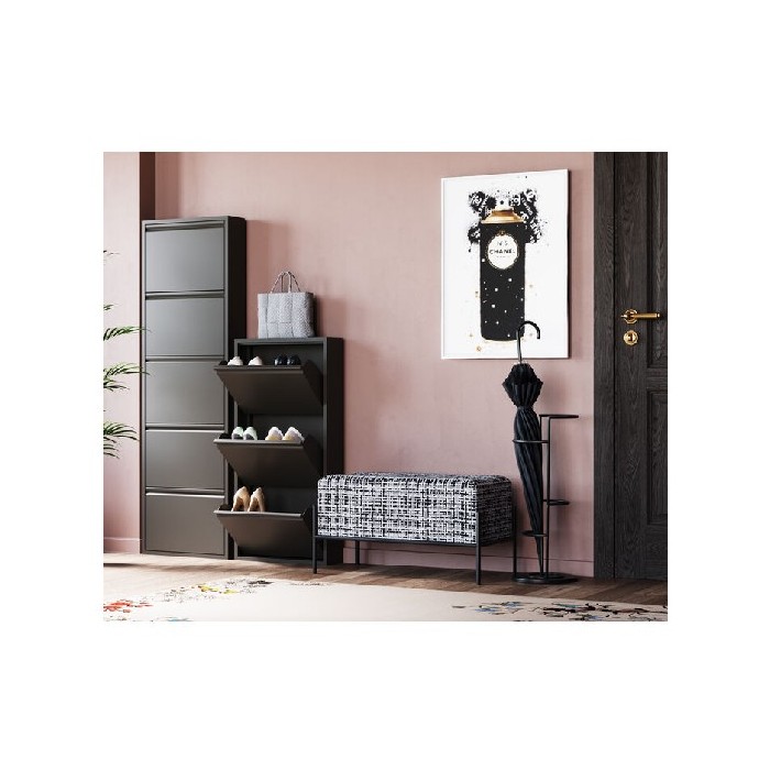 Kare Shoe Container Caruso 3 Black Shoe Racks Cabinets Household Goods ...