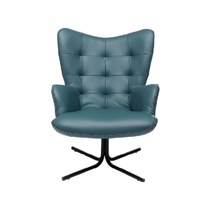 sofas/designer-armchairs/kare-swivel-armchair-oscar-leather-blue