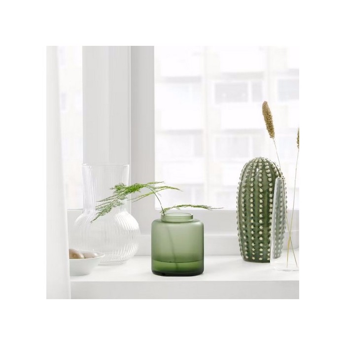 home-decor/vases/ikea-konstfull-vase-frosted-glassgreen10-centimeters