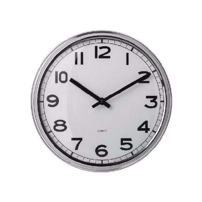home-decor/clocks/ikea-pugg-wall-clock-low-voltagestainless-steel-32cm