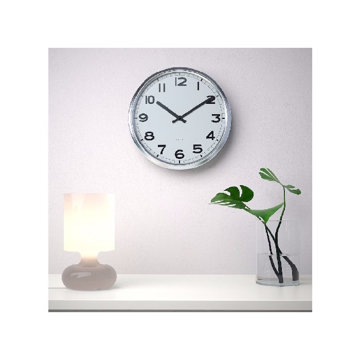 home-decor/clocks/ikea-pugg-wall-clock-low-voltagestainless-steel-32cm