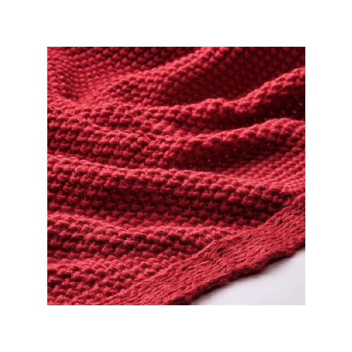 household-goods/blankets-throws/ikea-humlemott-throw-dark-red-130cm-x-170cm