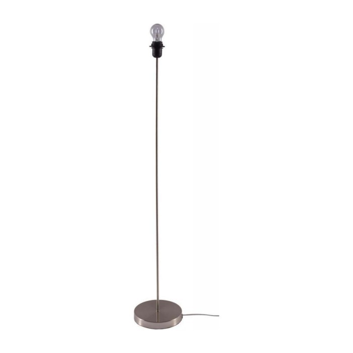 Habitat Elite Brushed Metal Floor Lamp Base 130 Cm Silver Floor Lamps