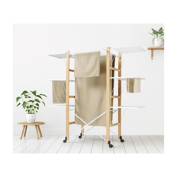 household-goods/laundry-ironing-accessories/ursus-folding-clothes-airer-natural-80cm-x-176cm-x-164cm