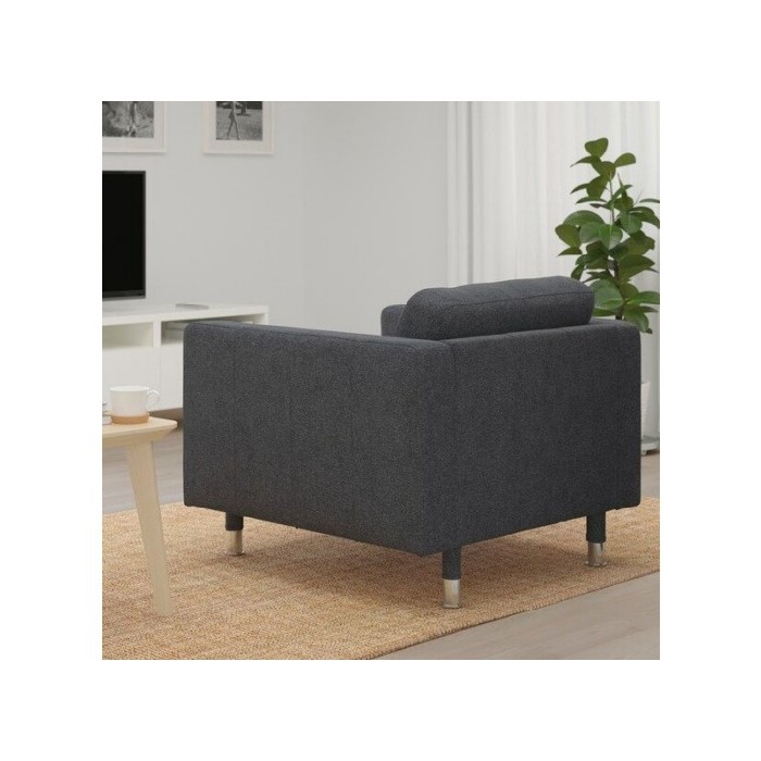 Ikea Landskrona Armchair Gunnared Dark Greymetal Designer Armchairs