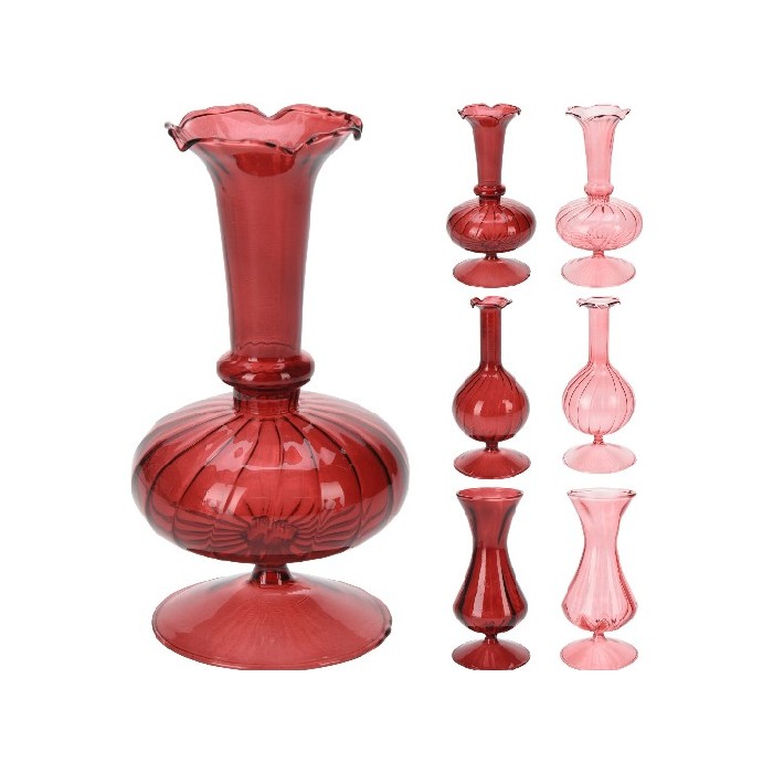 home-decor/vases/vase-glass-16cm-6assorted-design