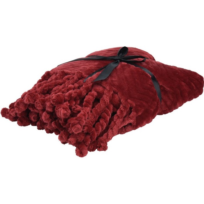 household-goods/blankets-throws/plaid-tassel-130x150cm-red