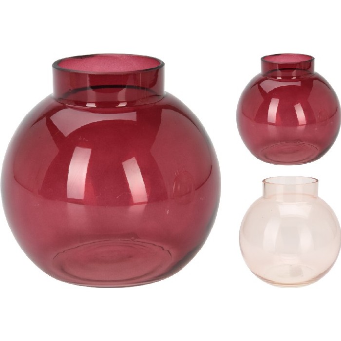 home-decor/vases/vase-19cm-2-assorted-round-pink