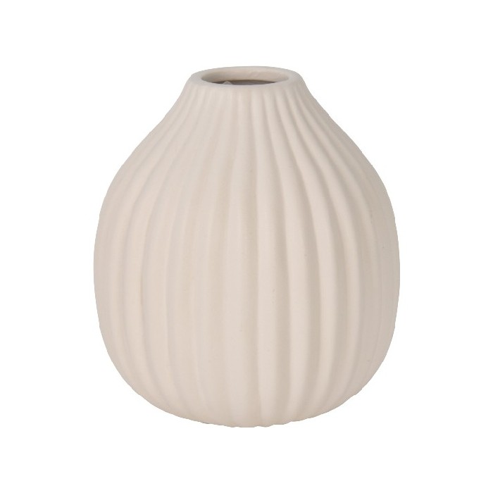 home-decor/vases/vase-14cm-ribbed-white