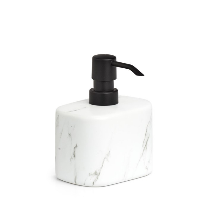 bathrooms/sink-accessories/zeller-soap-dispenser-marble-ceramic-white