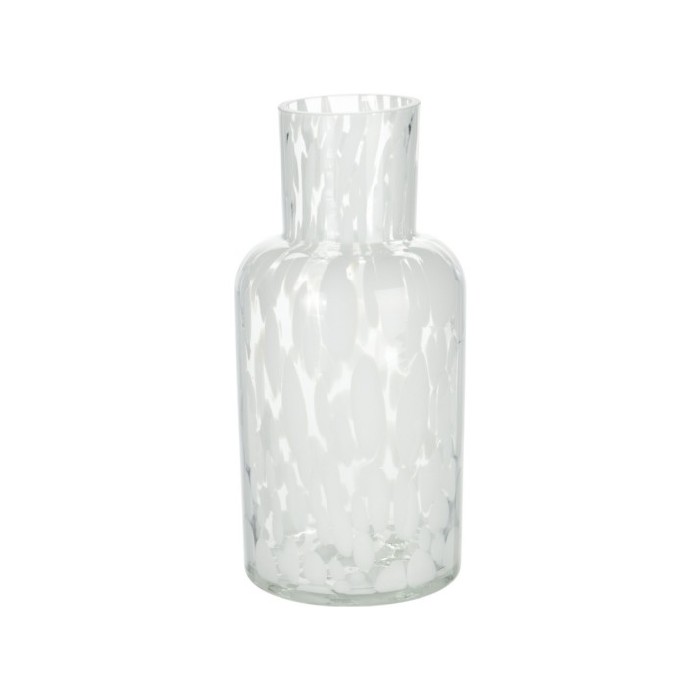 home-decor/vases/vase-glass-11x23cm-white