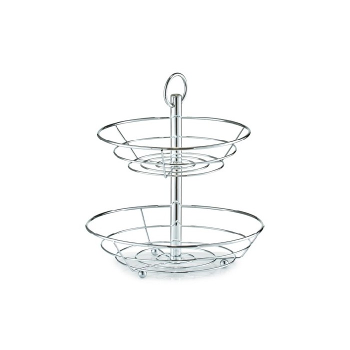 tableware/centrepieces-fruit-bowls/zeller-fruit-basket-2-layer-metal-chromed
