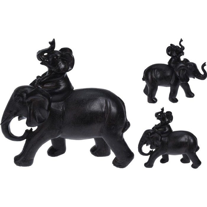 home-decor/decorative-ornaments/elephants-black-15cm-2assorted