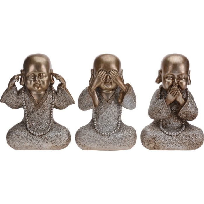Buddha Gold 23Cm 3Ass Decor Figurines Home Decor The Atrium