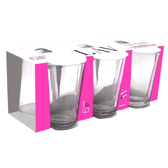 7Oz Water Glass Set Of 6 Glassware Tableware The Atrium