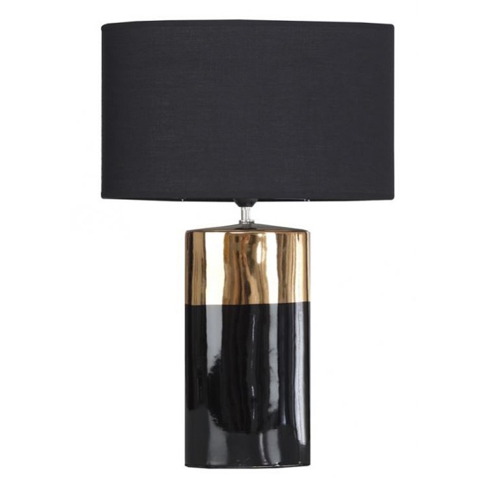 tablelampceramicblackgold67cm tablelamps lighting The Atrium