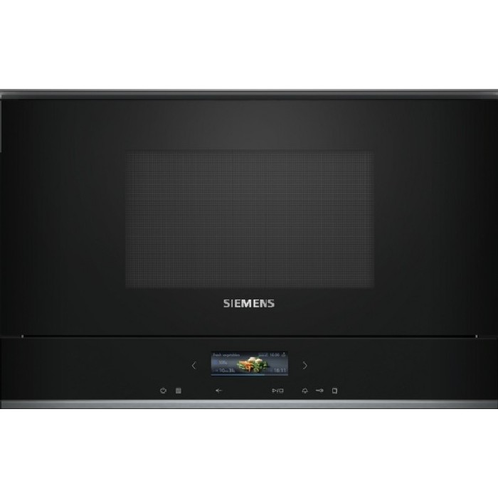 Siemens Iq700 Built In Microwave Black Right Hinge Microwave Ovens