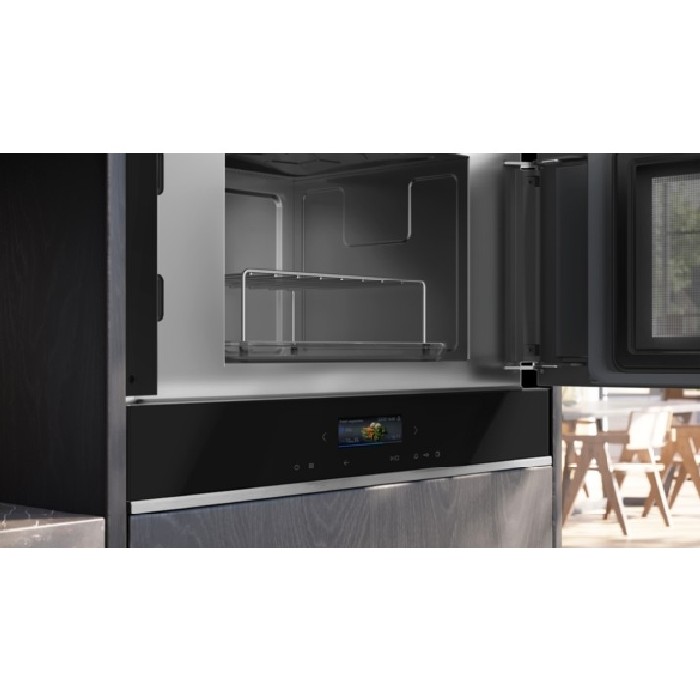 Siemens Iq700 Built In Microwave Black Right Hinge Microwave Ovens