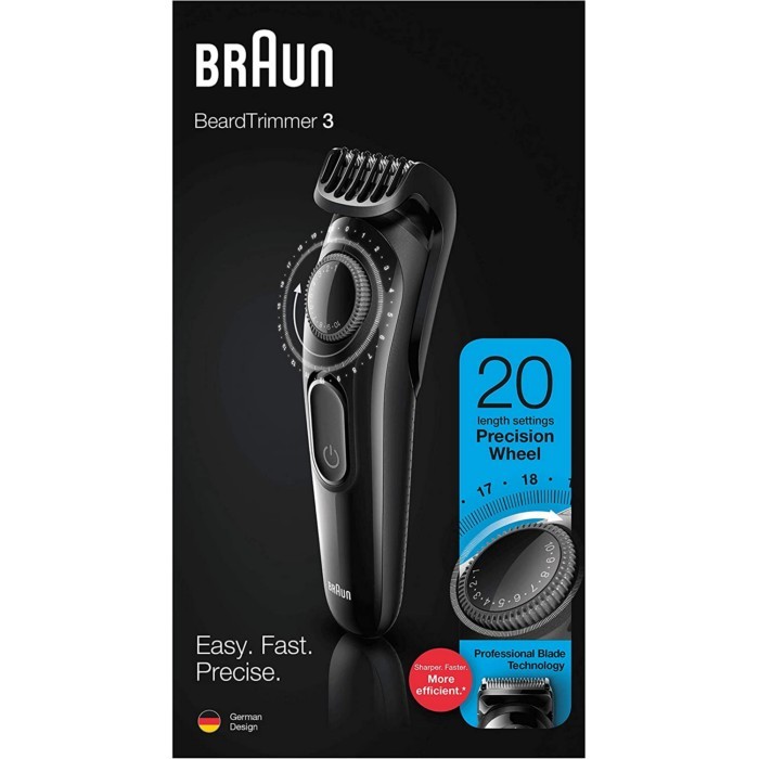 braun beard trimmer bt3222