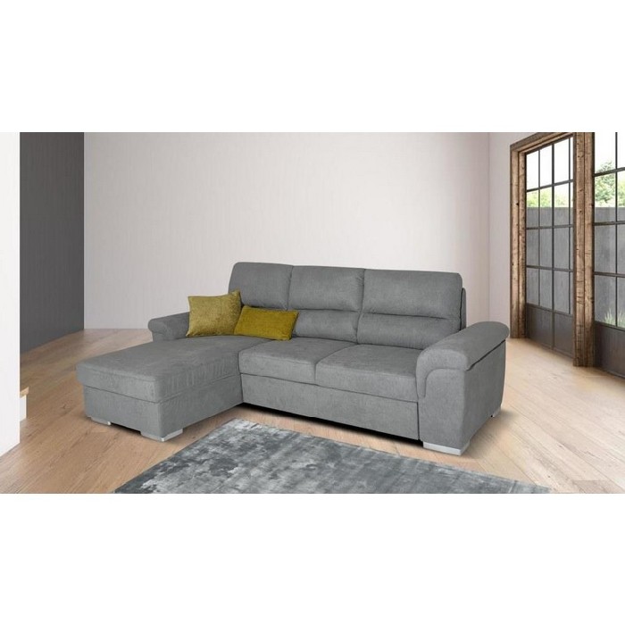 sofas/sofa-beds/bellavita-klio-left-facing-corner-sofa-with-pull-out-bed-upholstered-in-roma-23-light-grey
