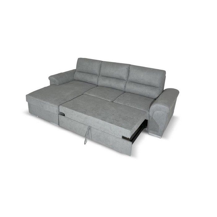 Bellavita Klio Left Facing Corner Sofa With Pull Out Bed Upholstered In